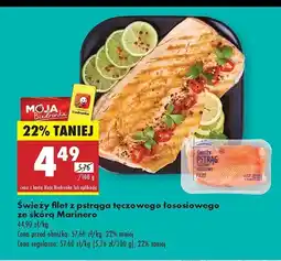Biedronka Pstrąg tęczowo-łososiowy filet Marinero oferta