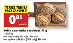 Biedronka Bułka poznańska z makiem oferta