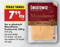 Biedronka Ser maasdamer dojrzewający Światowid oferta
