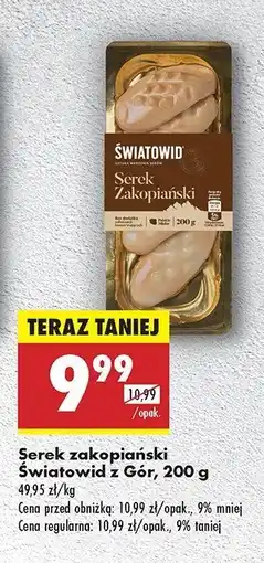 Biedronka Serek zakopiański Światowid oferta
