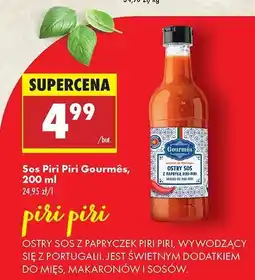 Biedronka Sos piri piri Gourmes oferta