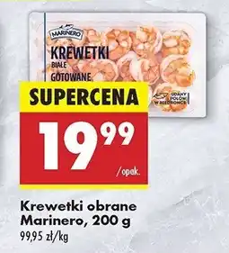 Biedronka Krewetki całe gotowane Marinero oferta