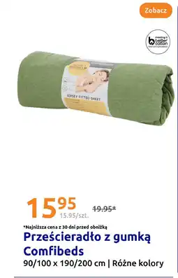 Action Prześcieradło z gumką Comfibeds oferta
