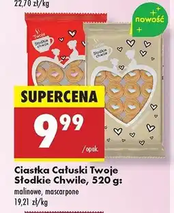 Biedronka Ciastka całuski mascarpone Twoje słodkie chwile oferta