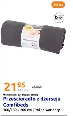 Action Prześcieradło z dżerseju Comfibeds oferta