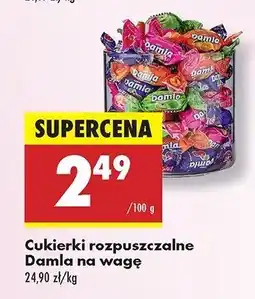 Biedronka Cukierki damla oferta