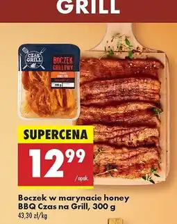 Biedronka Boczek grillowy w marynacie honey bbq Czas na grill oferta