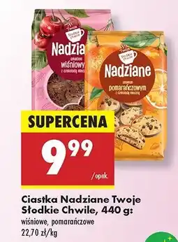 Biedronka Ciastka z nadzieniem wiśniowym Twoje słodkie chwile oferta
