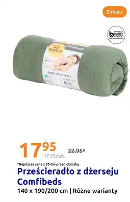 Action Prześcieradło z dżerseju Comfibeds oferta