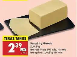 Biedronka Ser gouda oferta