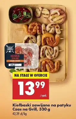 Biedronka Kiełbaski zawijane Czas na grill oferta