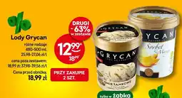 Żabka Lody Grycan różne rodzaje 480-500ml oferta