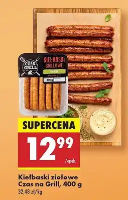 Biedronka Kiełbaski grillowe ziołowe Czas na grill oferta