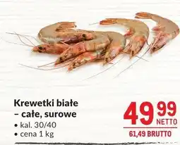 Makro Krewetki białe całe surowe 30/40 Makro oferta