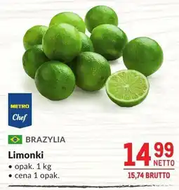 Makro Limonki 1kg Metro Chef oferta