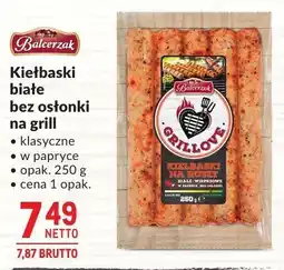 Makro Kiełbaski białe bez osłonki na grill Balcerzak oferta