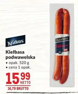 Makro Kiełbasa podwawelska Krakus oferta