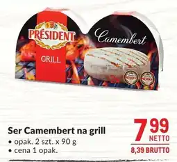 Makro Ser Camembert na grill President oferta