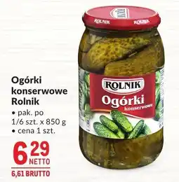 Makro Ogórki konserwowe Rolnik 850g oferta