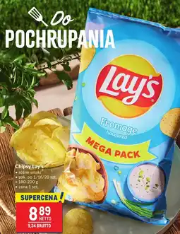 Makro Chipsy Lay's Fromage 180-200g oferta