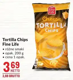 Makro Tortilla chips Fine Life 200g oferta
