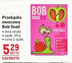 Makro Przekąska owocowa Bob Snail 60g oferta