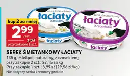 Stokrotka Serek śmietankowy Łaciaty z czosnkiem Mlekpol oferta