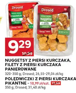 Stokrotka Nuggetsy z piersi kurczaka Drosed 320-350 g oferta