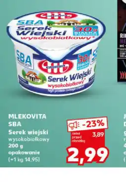 Kaufland Serek wiejski wysokobiałkowy Mlekovita oferta