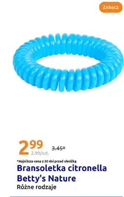 Action Bransoletka citronella Betty's Nature oferta
