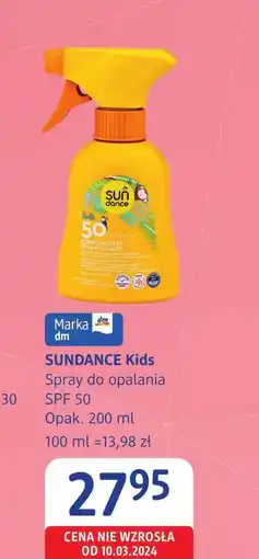dm drogerie markt Spray do opalania Sundance oferta