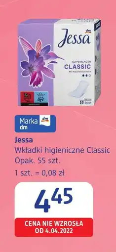 dm drogerie markt Wkładki higieniczne Jessa oferta
