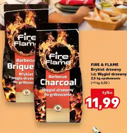 Kaufland Węgiel drzewny Fire & Flame oferta