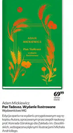 Empik Pan Tadeusz. Wydanie ilustrowane Adam Mickiewicz oferta
