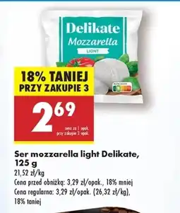 Biedronka Mozzarella Delikate oferta