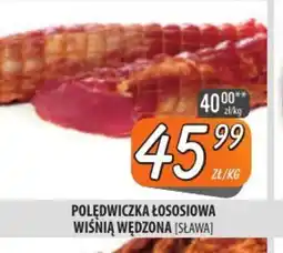 Społem Szczecin Polędwiczka łososiowa wiśnią wędzona oferta