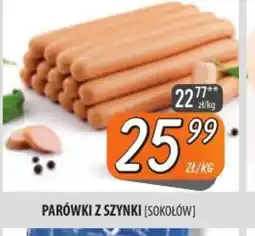 Społem Szczecin Parówki z szynki [Sokołów] oferta