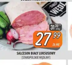 Społem Szczecin Salceson Biały Luksusowy oferta