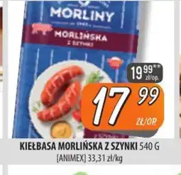 Społem Szczecin Kiełbasa Morlińska z szynki oferta