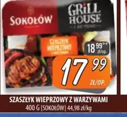 Społem Szczecin Szaszłyk wieprzowy z warzywami oferta