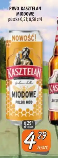 Społem Szczecin Piwo Kasztelan Miodowe oferta
