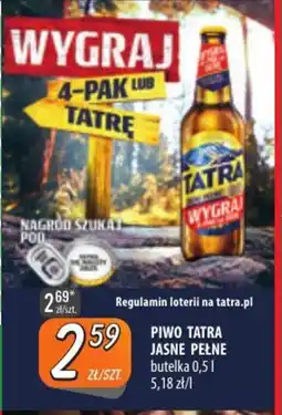 Społem Szczecin Piwo Tatra Jasne Pełne oferta
