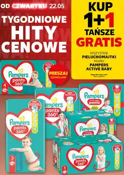 Kaufland Wszystkie pieluchomajtki marki pampers active baby oferta