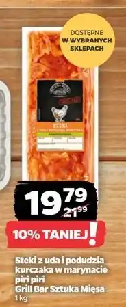 Netto Steki z uda i podudzia kurczaka w marynacie piri Sztuka Mięsa Netto oferta