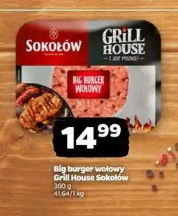 Netto Big burger wołowy Sokołów Grill House oferta