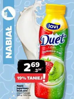 Netto Jogurt truskawka-kiwi Jovi Duet oferta