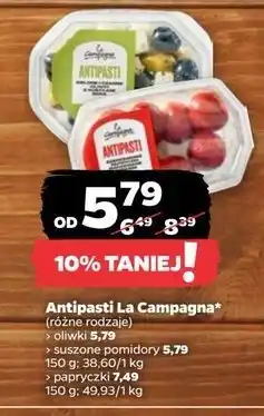 Netto Papryczki czerwone nadziewane serkiem La Campagna oferta