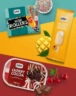 Netto Lód słony kokos z mango w białej czekoladzie Gelato Classico oferta