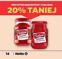 Netto Koncentrat pomidorowy 30% Pudliszki oferta