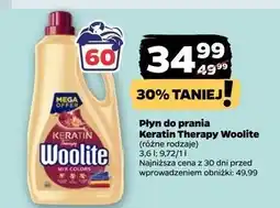 Netto Płyn do prania mix colors Woolite Keratin oferta
